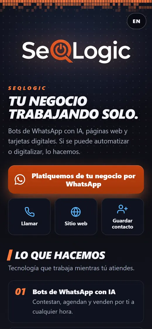 Tarjeta digital de SeqLogic
